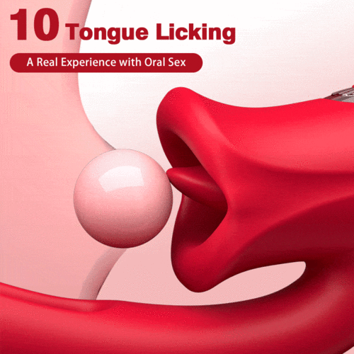 Mouth-Shaped Biting G Spot Soother with Vibration & Flapping - Image 5