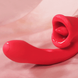 Mouth-Shaped Biting G Spot Soother with Vibration & Flapping