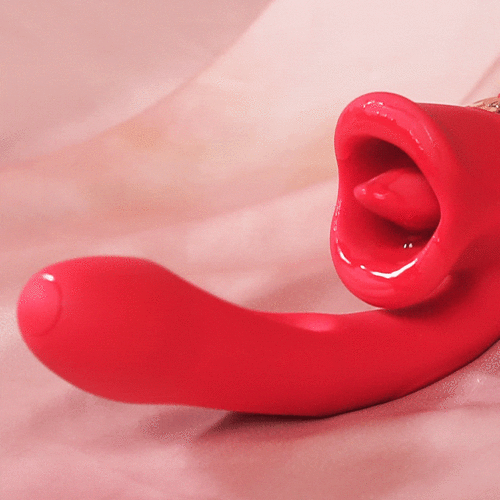 Mouth-Shaped Biting G Spot Soother with Vibration & Flapping - Image 2