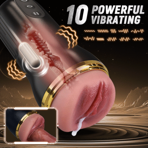 The Captain 10 Vibrating Sucking Pocket Vagina - Image 6