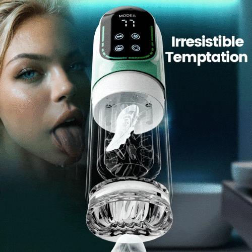 Starry Gaze 4 in 1 Dual Egg Vibrator Rotating Thrusting Suction Masturbator - Image 2