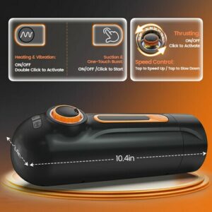 6 IN 1 10 Vibrating & Thrusting Fleshlight 4 Sucking